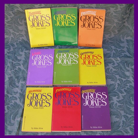 Lot of 9 different Joke books all different